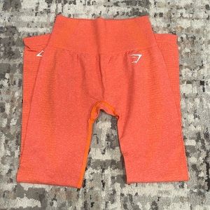 Gymshark Vital Seamless 2.0 Leggings Orange Marl in Size S